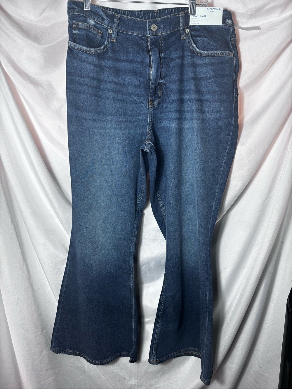 Arizona Jean Company Dark‎ Indigo Flare Jeans